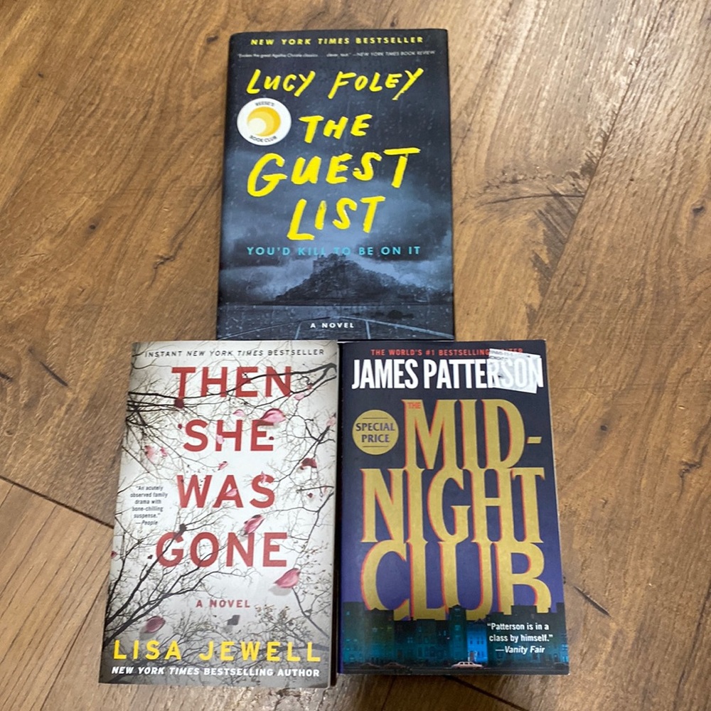 3 great Mystery Books! New Condition